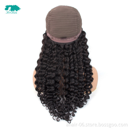 Wholesale china virgin hair human wigs, 4*4 lace frontal human hair wigs